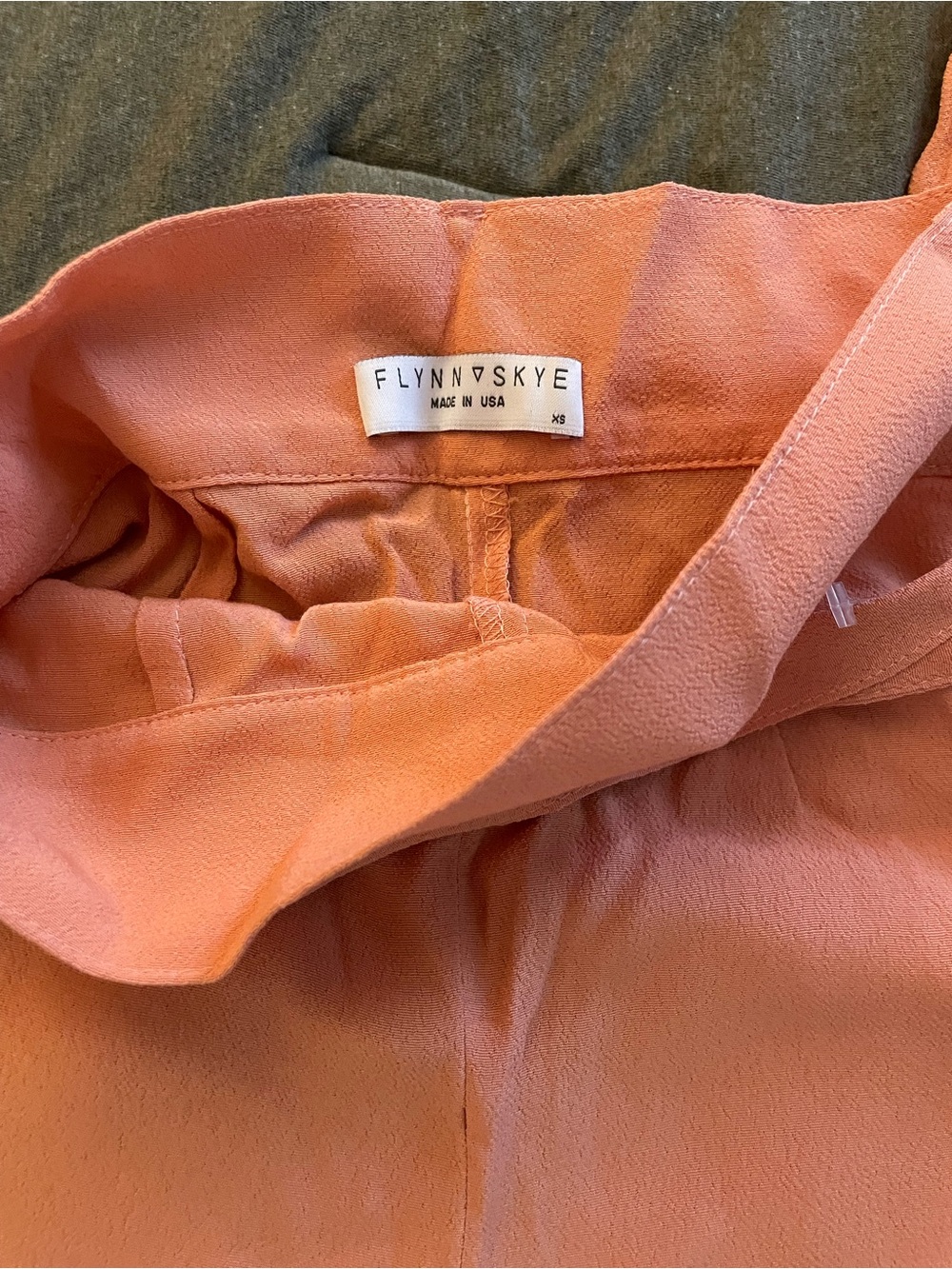 Flynn Skye Peach Wide-Leg Jumpsuit with Tie Waist - Picture 8 of 10